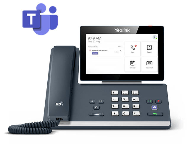 Yealink VP59 Telefono IP SIP-VP59 Teams Edition – Videotelefono Certificato Microsoft Con Touch 8", HD 720p E Bluetooth 4.2