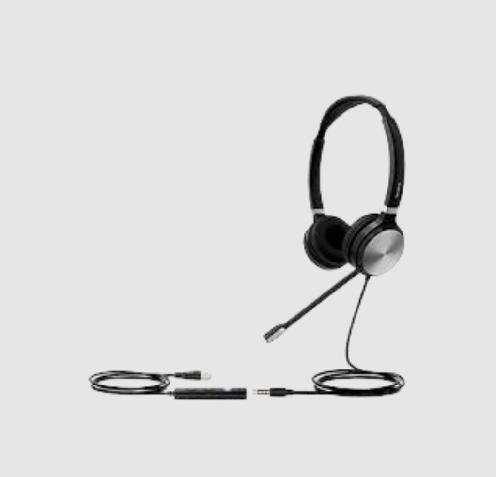 Yealink YHS36 Dual - Auricular Biaural con Micrófono.