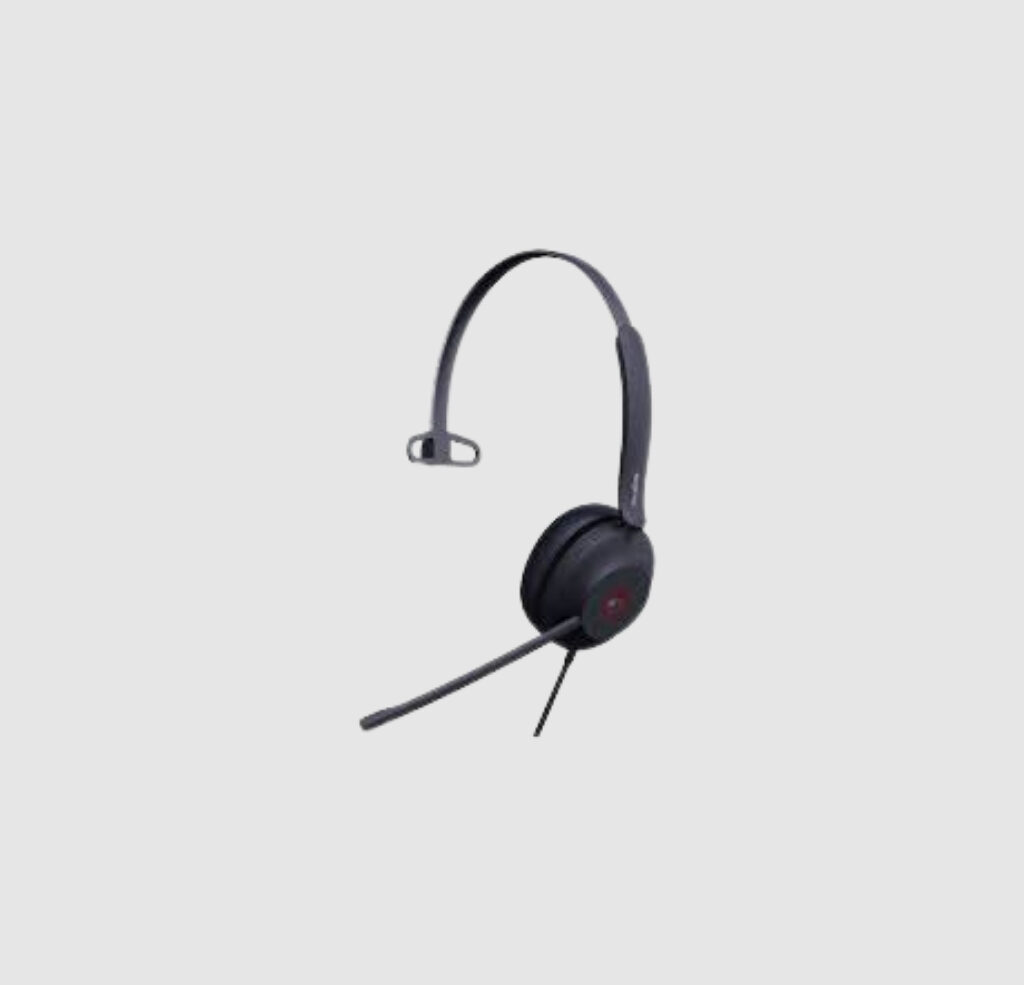 Yealink UH37 Mono Teams USB-C - Auricular USB Monoaural para Microsoft Teams con Entrada USB-C.