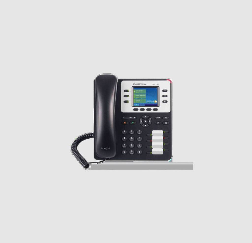 Grandstream GXP2130 – Teléfono IP Empresarial con 3 Líneas y Pantalla a Color.