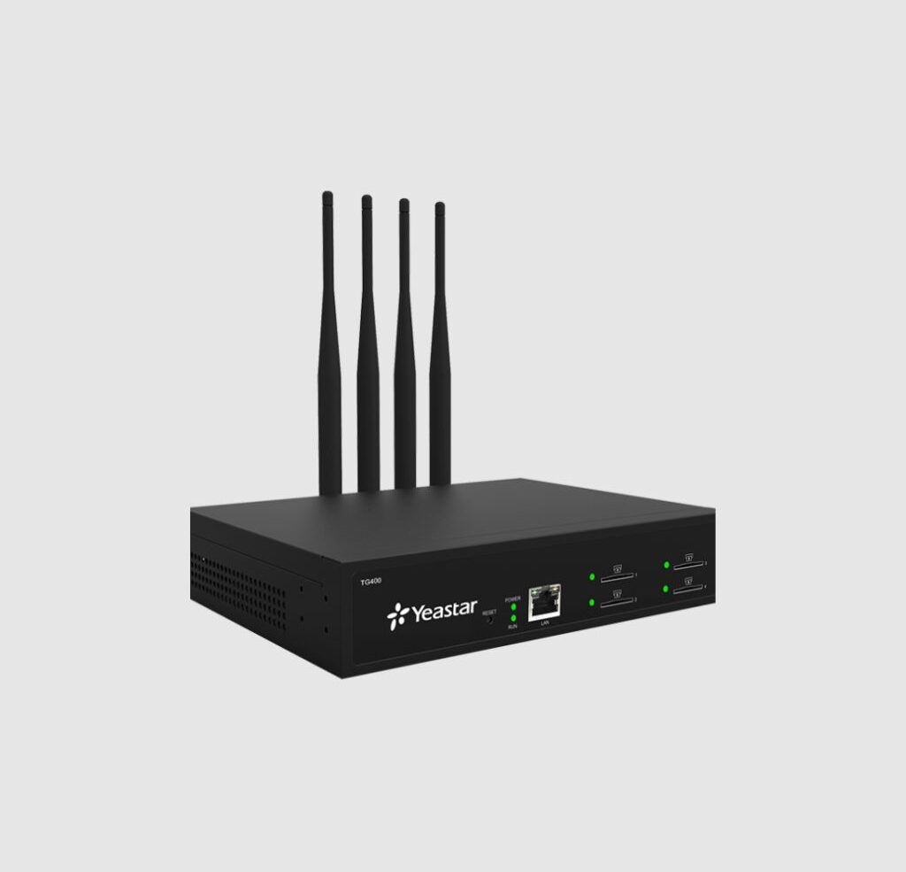 Yeastar TG400G – Gateway para Simcard – 4 Puertos