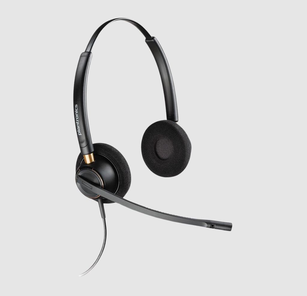 POLY ENCOREPRO 520 HW520 BINAURAL HEADSET WITH QUICK DISCONN
