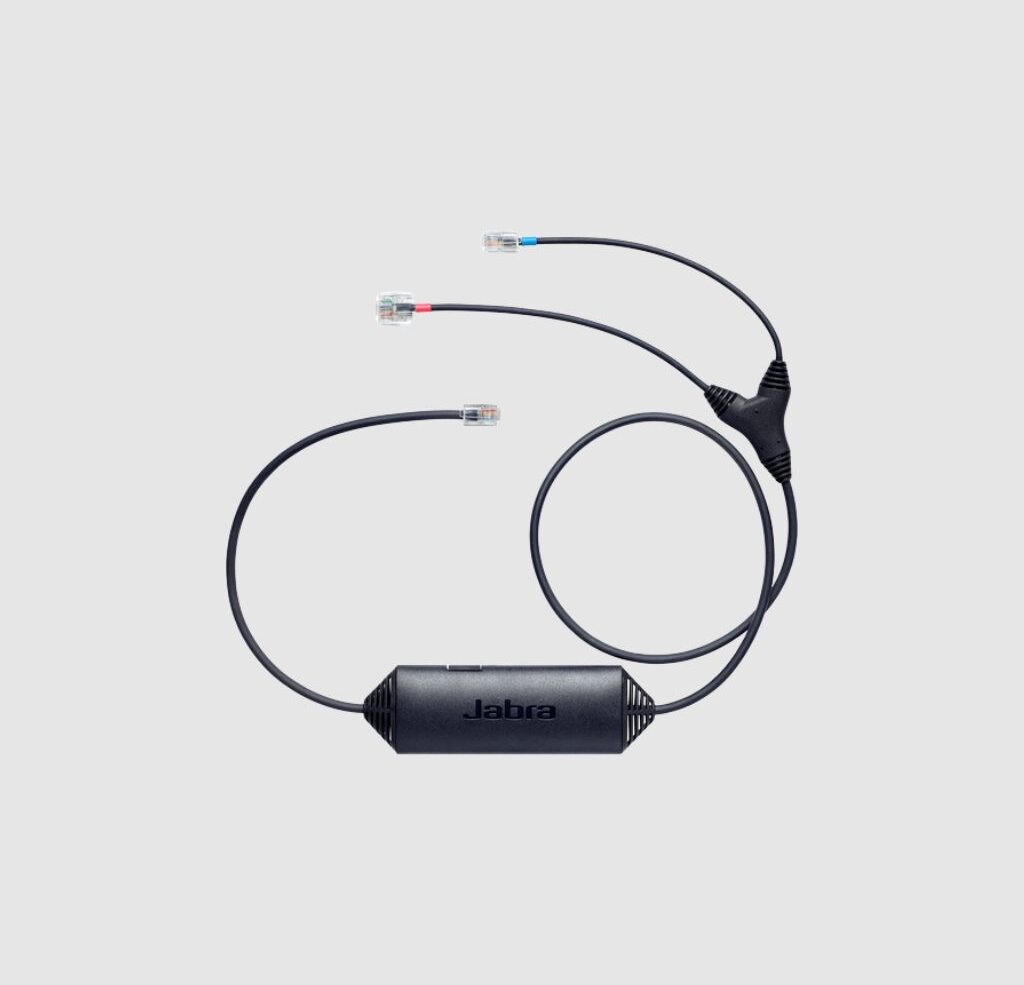 Jabra LINK - Adaptador de interruptor de gancho electrónico para auriculares - para Avaya 1403, 1408, 1416, 9404, 9408, 9504, 9508