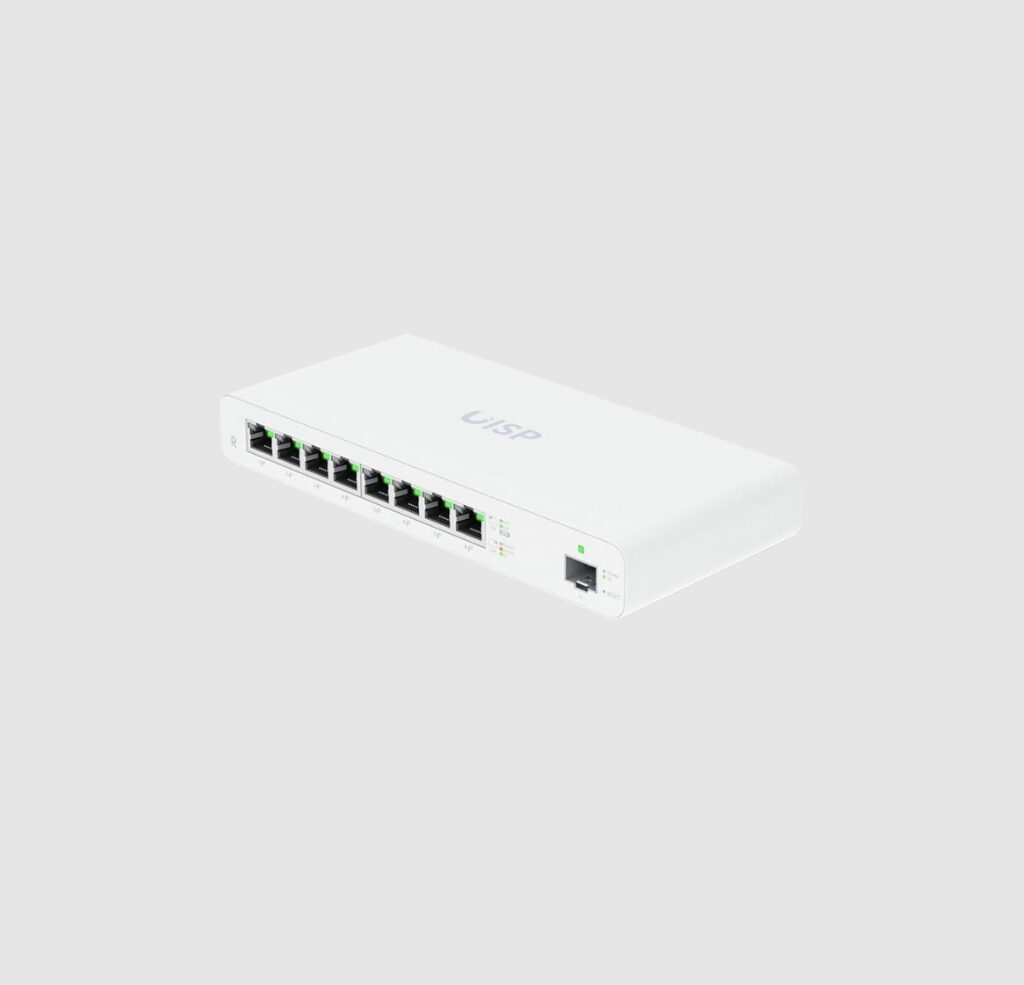 Ubiquiti UISP UISP-R – Router – conmutador de 8 puertos