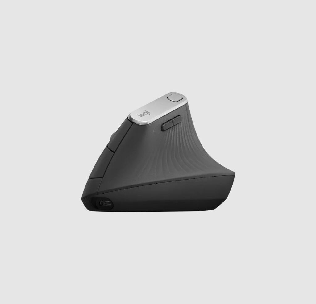 Mouse Logitech Mx Vertical Bluetooth-Inalámbrico Grafito