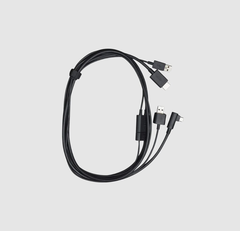 Wacom X-Shape Cable – Cable de alimentación / datos / audio / vídeo – USB, HDMI macho a potencia, conector digitalizador