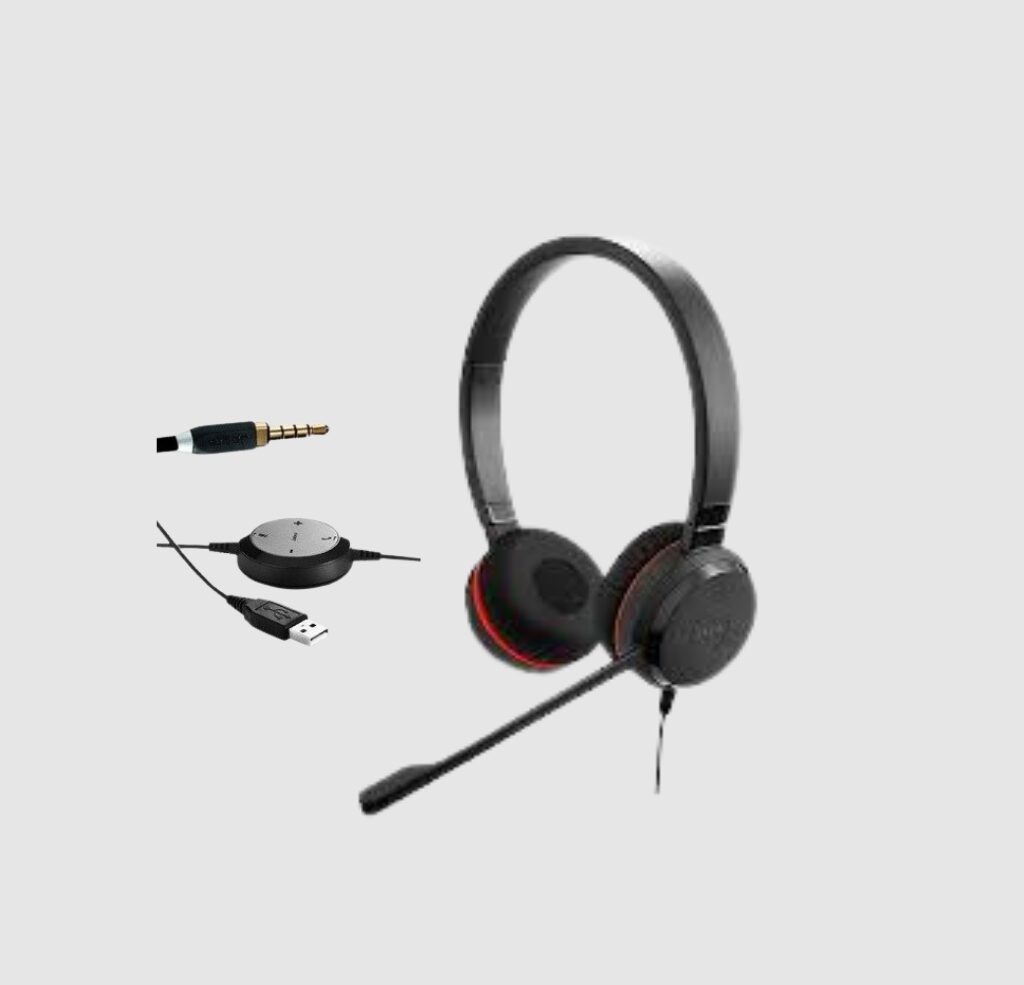 Jabra Evolve 30 II Duo Stereo USB y 3.5mm Auricular UC