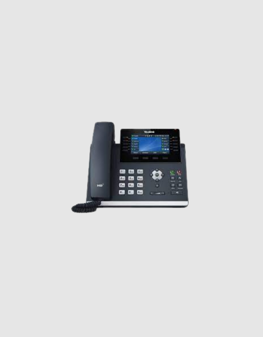 Yealink Telefono IP SIP-T46U | Con Cavo, Montabile A Parete, Grigio, Con PoE E Tecnologia VoIP