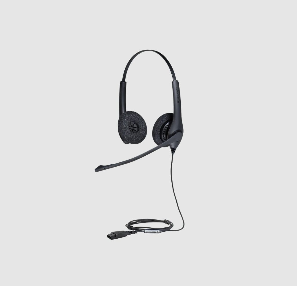 Jabra Biz 1500 Duo QD Auricular Profesional Call Center