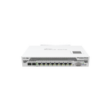Cloud Core Router, CPU 9 Núcleos,7 Puertos Gigabit, 1 Combo TP/SFP, 1 puerto SFP+, 2 GB memoria y enfriamiento pasivo