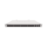 (CRS354-48G-4S+2Q+RM) Cloud Router Switch 48 puertos Gigabit Ethernet, 4 puertos SFP+ 10G, 2 puertos QSFP+ 40G, Montaje en Rack