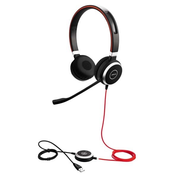 Jabra Evolve 40 Duo Stereo USB y 3.5mm Auricular UC