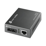 Convertidor Multimedia Multi-modo, 1 puerto RJ45 10/100 Mbps, conector de fibra SC, hasta 2 KM