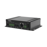 Gateway para Voceo IP/SIP, Entrada de audio (3.5mm), salida de amplificador integrado de hasta 30W, puerto USB (reproducción de MP3),