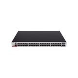Switch PoE Administrable Capa 3 con 48 Puertos Gigabit 802.3af/at, 4 Puertos SFP+ de 10Gb para Fibra, Presupuesto PoE hasta 1,480W, Gestionable en Ruijie Cloud Gratis, (No incluye fuente de alimentación)