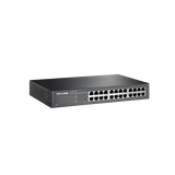 Switch Gigabit no administrable de 24 puertos 10/100/1000 Mbps para escritorio/rack