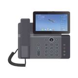 Videoteléfono IP inteligente Insignia, Android 9.0, 20 líneas SIP, pantalla a color 7 ajustable, Teclado de iluminación configurable, PoE, conferencia local de 10 vías.