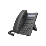 Teléfono IP empresarial para 2 lineas SIP con pantalla LCD 128 x 48 Px y conferencia de 3 vías