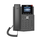 Teléfono IP empresarial para 4 líneas SIP con pantalla LCD de 2.4 pulgadas a color, Opus y conferencia de 3 vías, PoE.