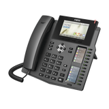 Teléfono IP empresarial para 20 líneas SIP, Voz HD, 3 Pantallas LCD a Color, 12 teclas BLF, PoE